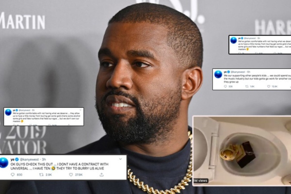 SỐC: Kanye West điên cuồng đăng clip đi tiểu lên cúp Grammy kèm 168 bài đăng 'khủng bố' Twitter suốt 5 tiếng rạng sáng nay