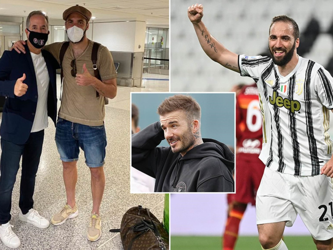 Higuain gia nhập đội bóng của Beckham
