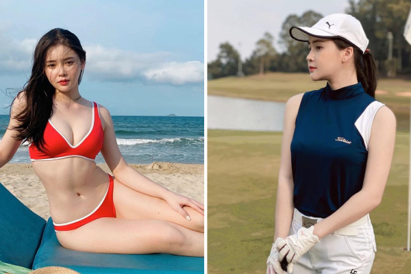 So ảnh gái xinh mặc bikini với khi lên đồ chơi golf: Chân dài, eo thon thì mặc hở kín gì cũng đẹp mê