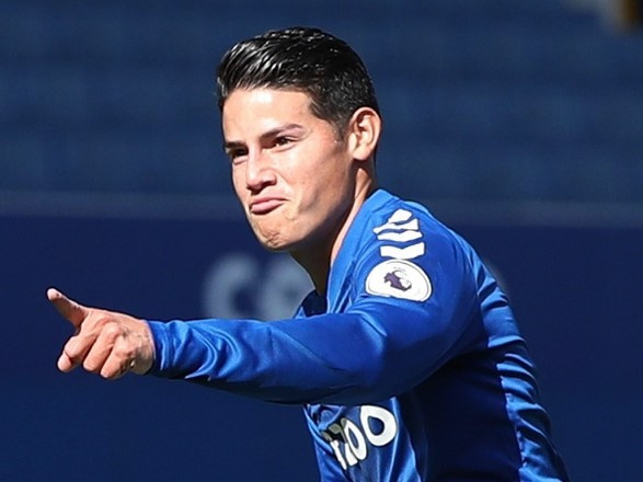 James Rodriguez tỏa sáng giúp Everton lên ngôi đầu