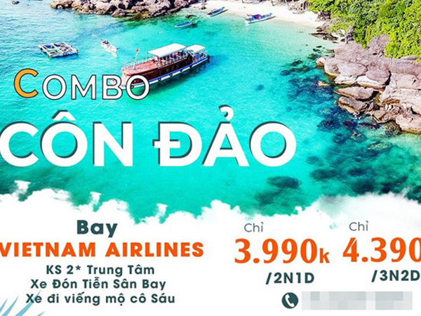 Đua giảm giá vé bay đi Côn Đảo: Rẻ, dễ mua chưa từng có