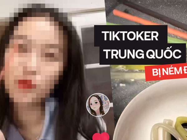 Làm clip nhặt ống hút trong thùng rác ra ăn, TikToker Trung Quốc bị 'ném đá' kịch liệt vì...dạy hư trẻ con