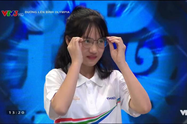 Nữ sinh biểu cảm nhăn mặt trên sóng Đường lên đỉnh Olympia: 'Người quen' của chương trình, từng khiến Á quân Olympia thi đấu 'toát mồ hôi hột'
