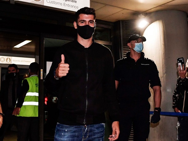 Alvaro Morata đặt chân tới Turin, chuẩn bị ra mắt Juventus