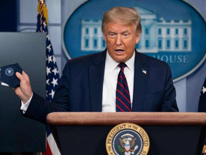Tổng thống Trump nói Mỹ sắp có vaccine Covid-19 đầu tiên