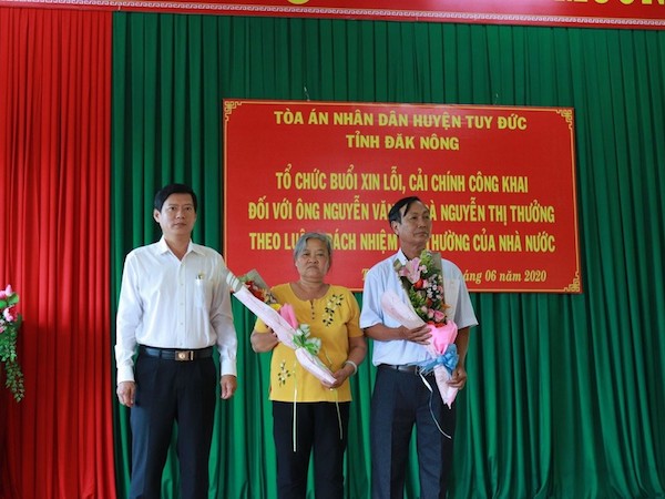 Cán bộ gây oan sai không phải trực tiếp xin lỗi