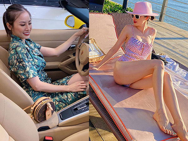 Nhan sắc gợi cảm và cuộc sống sang chảnh của em dâu Đăng Khôi