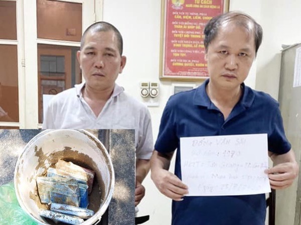 Bắt 2 đối tượng vận chuyển 6 bánh heroin trong thùng sơn