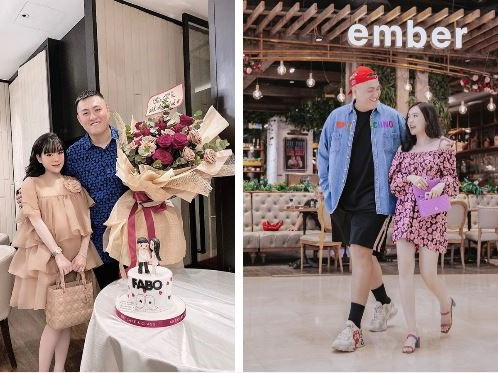Cặp đôi 'đũa lệch' giàu sụ nổi tiếng MXH: Chồng cao 1m91, vợ hot girl kiễng chân cũng chưa đến vai