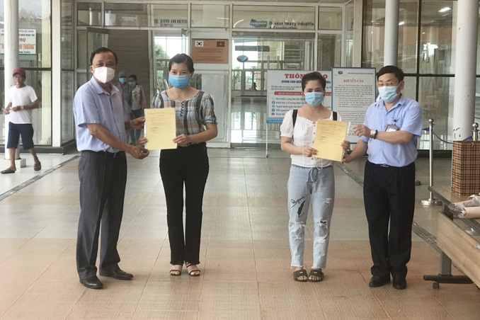 2 bệnh nhân Covid-19 cuối cùng của tỉnh Quảng Nam đã xuất viện