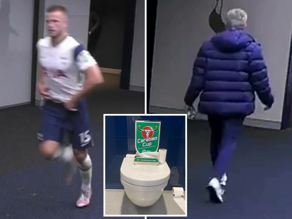 Hài hước Eric Dier bỏ dở trận đấu đi vệ sinh, Mourinho mất bình tĩnh lao vào đường hầm lôi ra