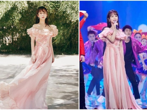 Dương Tử bị chê khi diện đầm Công Trí, đáng chú ý là sự chênh lệch ảnh bị chụp và ảnh tự đăng