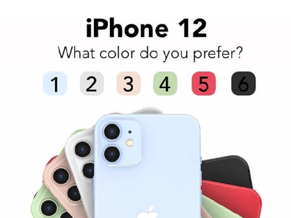 iPhone 12 sẽ có 2 màu mới: xanh da trời và hồng?