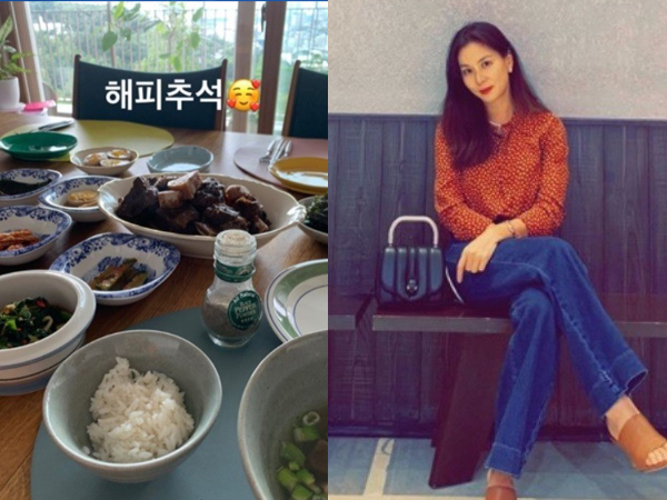 Lễ Trung thu đầu tiên sau bê bối 'săn gái trẻ', vợ Jang Dong Gun chỉ chia sẻ khoảnh khắc này bên hai con