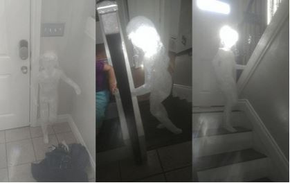 Bức ảnh như thể 'bóng ma' bé gái xuất hiện trong nhà giữa đêm tối gây ám ảnh, sự thật khiến ai cũng phải nể bà mẹ