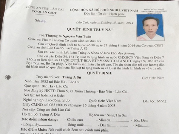 Vận động đối tượng truy nã từ nước ngoài về đầu thú