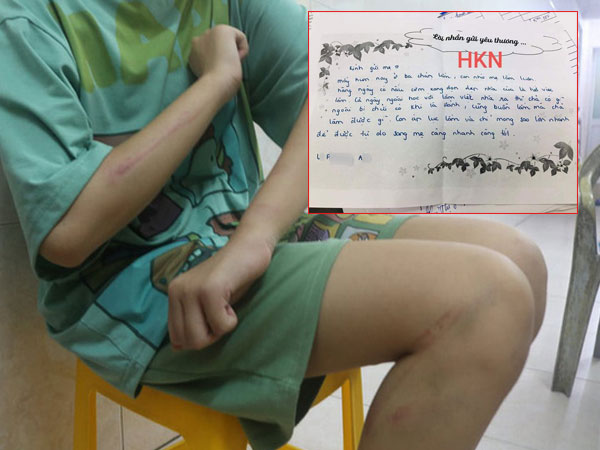 Hé lộ tâm thư đẫm nước mắt của bé gái nghi bị bố đẻ bạo hành ở Hải Phòng: 'Ngoài học với làm việc nhà ra thì chỉ có bị chửi, mong lớn thật nhanh để tự do sang với mẹ'