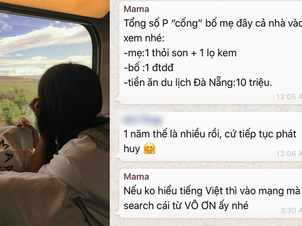 Nữ du học sinh Mỹ đăng bài 'bóc phốt' bố mẹ, mỗi năm gửi về 40 triệu vẫn bị mắng 'vô ơn'
