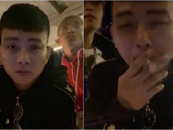 Hoài Lâm hút thuốc khi đang livestream gây nhiều tranh cãi