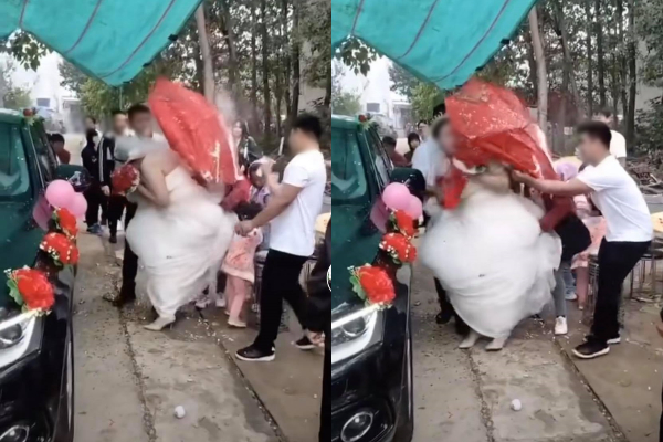 Giỡn nhây trong đám cưới, vị khách vô duyên khiến chính cô dâu cũng phải bực tức