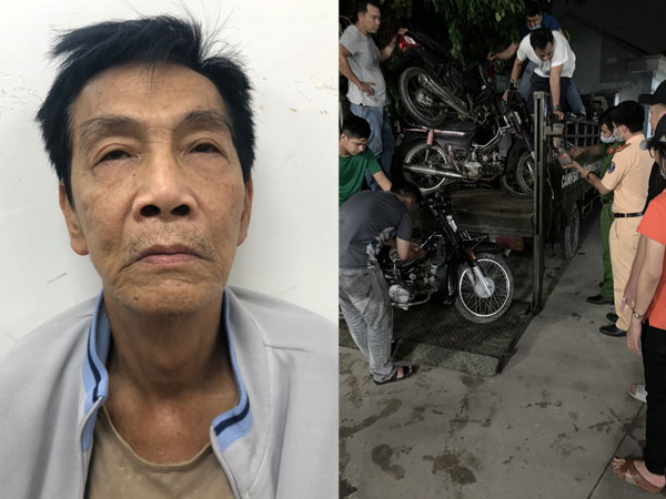 Bắt băng nghiện nhiều tiền án chuyên trộm cắp do người đàn ông 65 tuổi cầm đầu ở Sài Gòn
