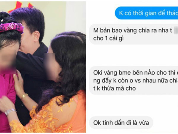 Ly hôn vì chồng ham chơi, vợ chưa kịp trả lại vàng cưới đã bị đối phương dọa kiện vì tội lừa đảo hôn nhân