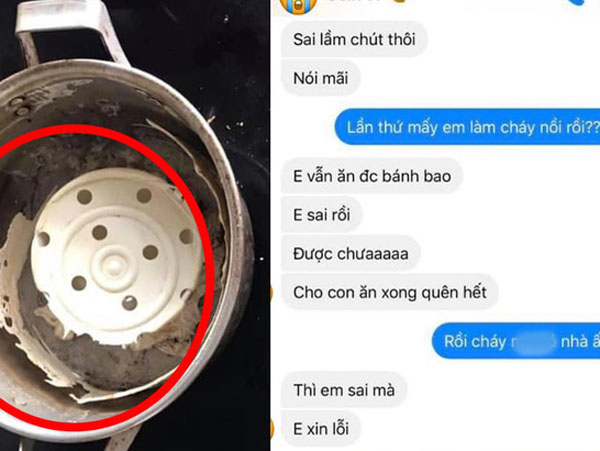 Đang lim dim ngủ bỗng thấy nhà khét mù, anh chồng bật dậy thì hoảng hồn khi chứng kiến 'chiến trường' cô vợ 'não cá vàng' để lại