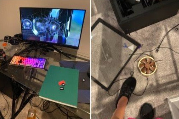Nam streamer 'khóc ròng' khi chứng kiến dàn máy chơi game bị mẹ đập nát không thương tiếc