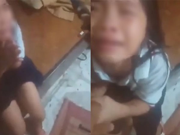 Con gái đi ăn cháo cùng mẹ về bị bố đánh, dọa xích chân mặc kệ van xin
