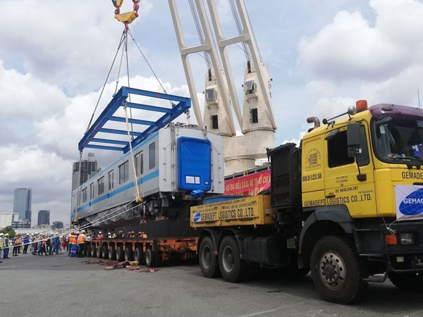 Toàn cảnh depot Long Bình, nơi tiếp nhận ba đoàn tàu đầu tiên của metro số 1