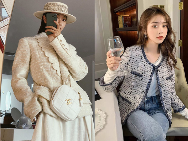 Chưa cần sắm đồ hiệu giá trên trời, Thu này bạn cứ mua áo khoác tweed về mặc là 'chanh sả' như người có tiền
