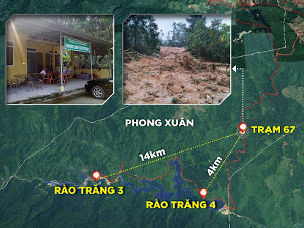 Không còn dấu vết của Trạm bảo vệ rừng 67