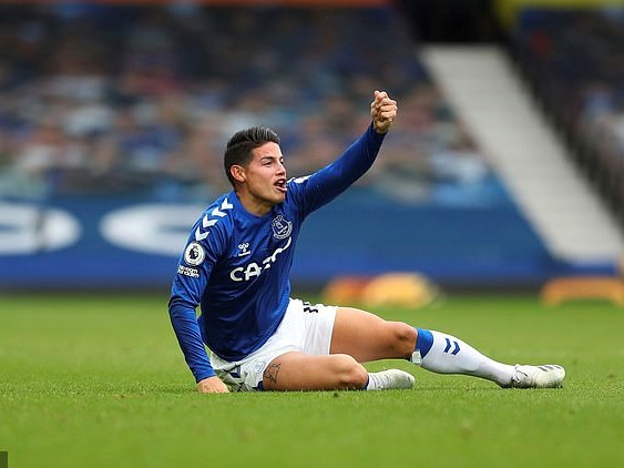Everton nhận tin dữ từ James Rodriguez