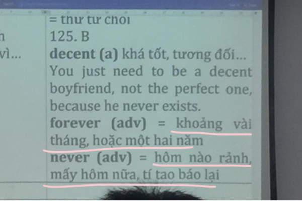 Giải nghĩa từ theo kiểu 'cà khia', thầy giáo khiến dân mạng cười ồ vì 'quá mặn'