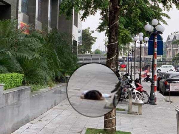Một phụ nữ rơi từ chung cư cao tầng xuống đất tử vong