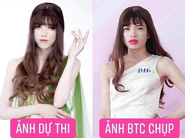 Xuất hiện thí sinh ảnh dự thi khác 'một trời một vực' so với hình BTC người đẹp chuyển giới đăng, chính chủ đáp trả nhưng có hợp lý?
