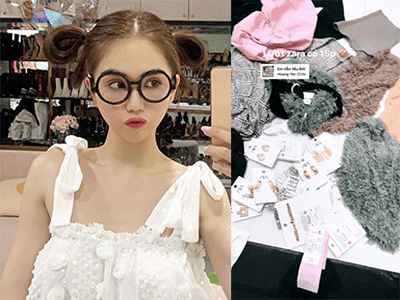 Người ta vào Zara mua sương sương vài triệu, riêng Ngọc Trinh 'quất' bill gần 38 triệu, Thúy Kiều xách 2 tay không xuể