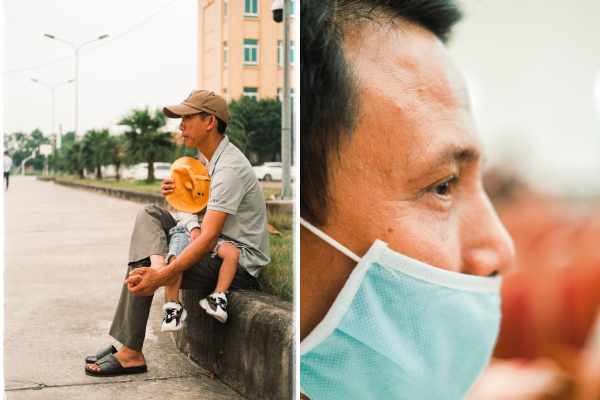 Người cha vừa ru con nhỏ vừa dõi theo con lớn nhập học: Bố mẹ vẫn luôn chờ đợi chúng ta như thế!