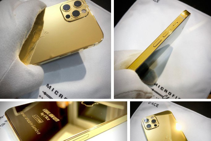 Ngắm ảnh thực tế iPhone 12 Pro mạ vàng đầu tiên trên thế giới được chế tác tại Việt Nam