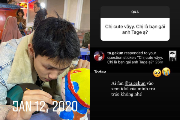 Dân hóng bóc hint Tage đã có bồ, yêu xa nên phải facetime để trò chuyện?