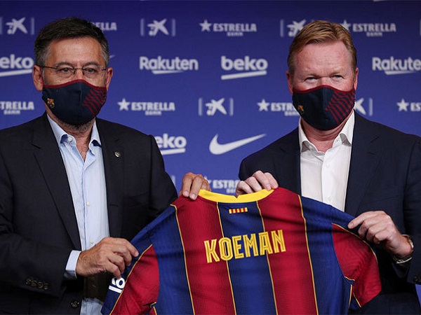 Koeman: 'Tôi không lo việc Bartomeu từ chức'