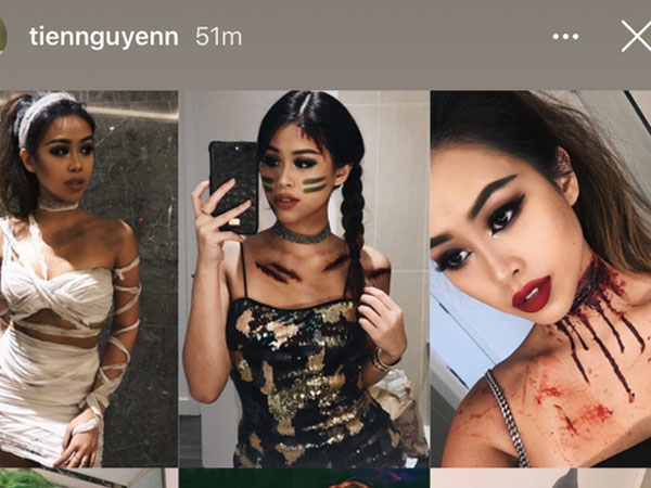 Tặng gấp Tiên Nguyễn danh xưng 'Nữ hoàng Halloween', năm nào cũng hoá trang gắt vậy thì rich kid nào đọ nổi?
