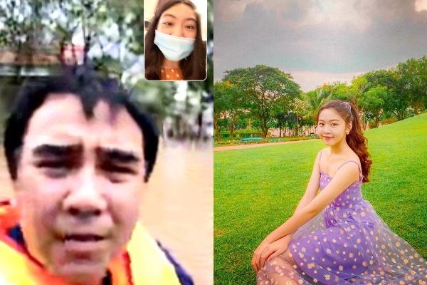 Gọi video thấy ba Quyền Linh ngồi trên xuồng đi cứu trợ, con gái Lọ Lem dặn ngay 1 câu mà cư dân mạng phải ôm bụng cười