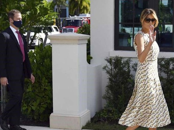 Video: Đệ nhất phu nhân Melania Trump đi bỏ phiếu một mình, nhà Biden bỏ phiếu sớm