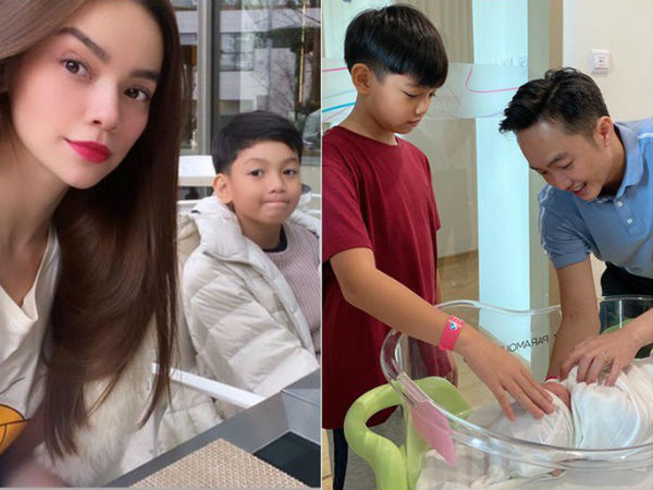 Đêm Hà Hồ sinh con với Kim Lý, Cường Đô-la giúp trông Subeo, lúc Đàm Thu Trang đẻ lại khác