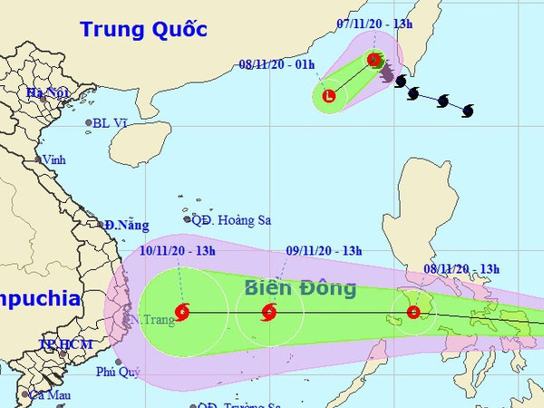 Bão số 11 vừa suy yếu, áp thấp nhiệt đới mới 'nối đuôi' vào Biển Đông