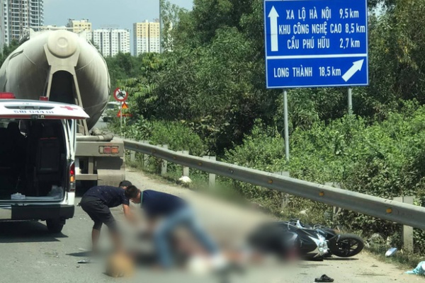 TP.HCM: Va chạm với xe trộn bê tông tại khúc cua 'tử thần', người đàn ông bị cán tử vong