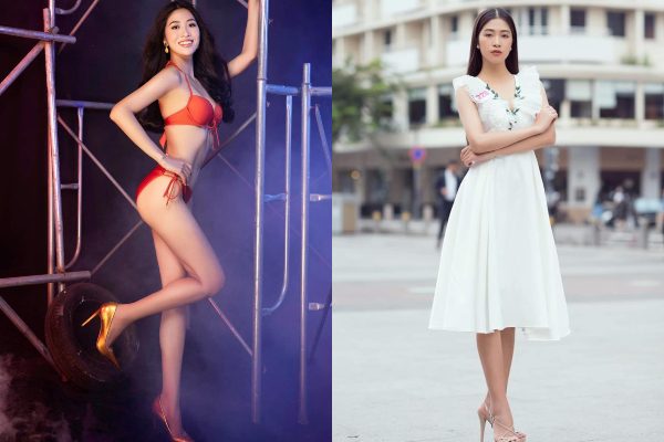 Vẻ duyên dáng của nữ tiếp viên hàng không thi hoa hậu