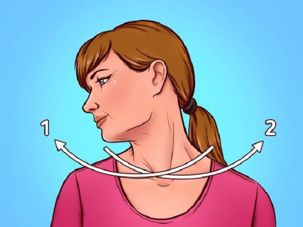 Cổ thon gọn nhanh chóng chỉ với  7 bài tập sau