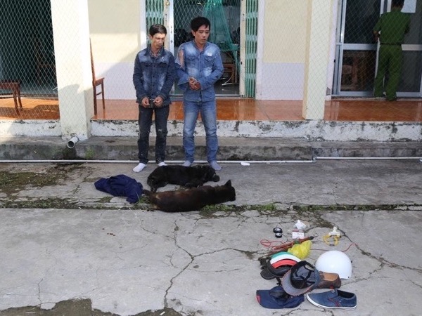 Trộm chó 'đối cứng' với công an khi bị truy bắt